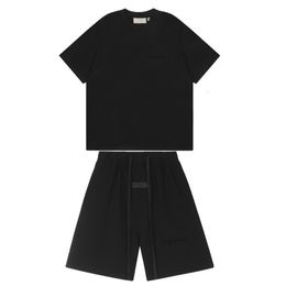 Multi Piece Set Short Sleeve T Shirt and Bottoms Unisex Casual Streetwear Essential