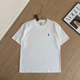Designer Men Polo Shirt Business Casual Soft Cotton Pony Embroidery Classic Fit Everyday Wear Essential