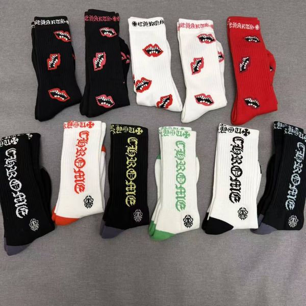 Fashion Clothing Men's Socks Designer Premium Thermal Embroidered Custom Knee High Sporty Unisex Soft
