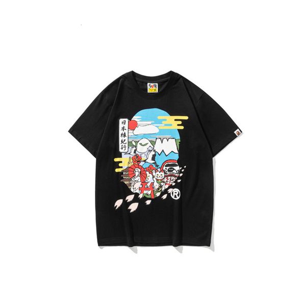 Designer Men Graphic T Shirt Combed Cotton Color Block Print Oversized Unisex Everyday Staple