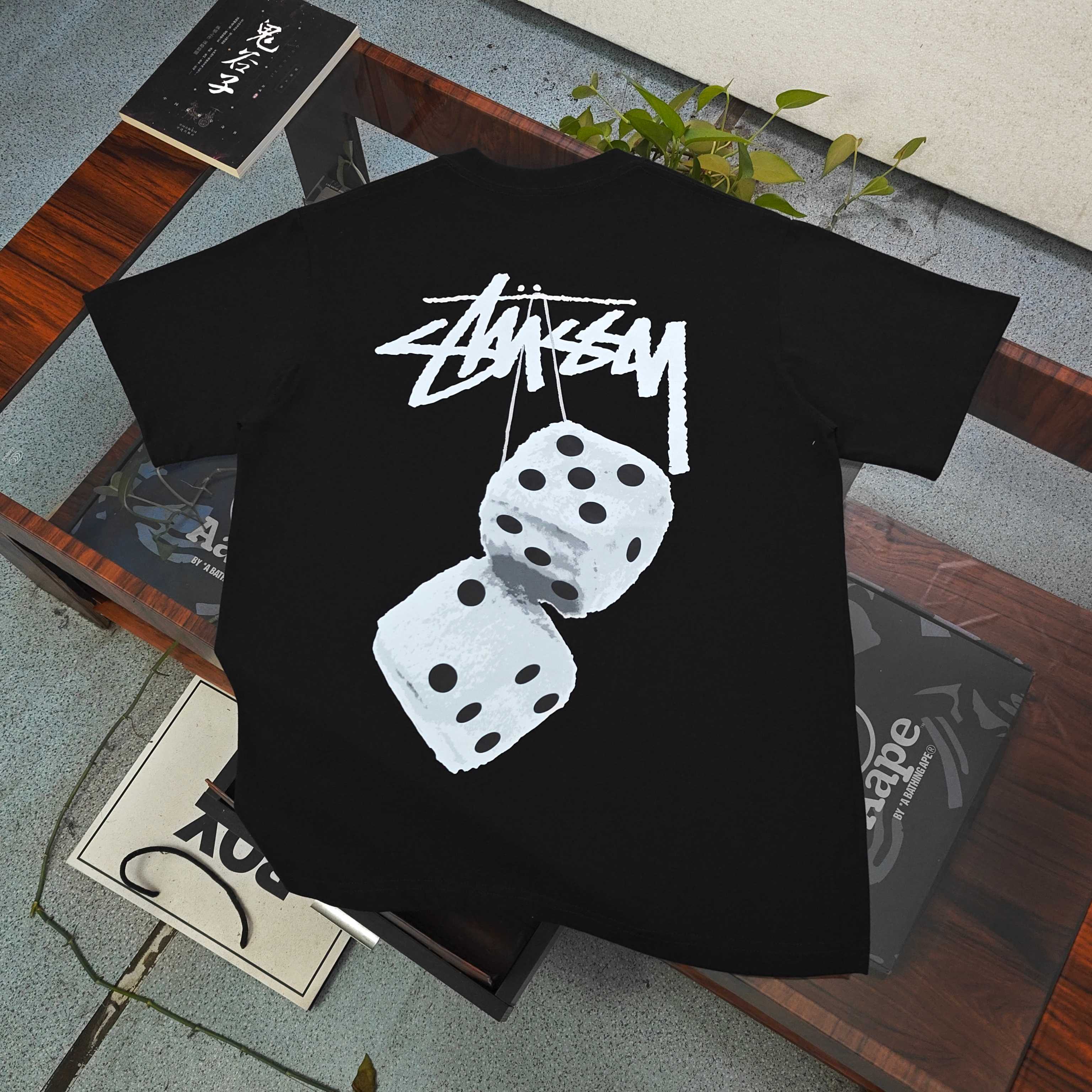 Designer Men T Shirt Streetwear Pure Cotton Artistic Print Oversized Unisex Everyday Staple